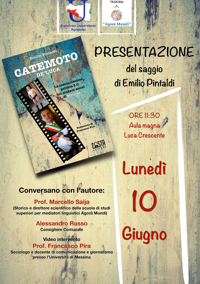 Locandina presentazione libro Catemoto De Luca